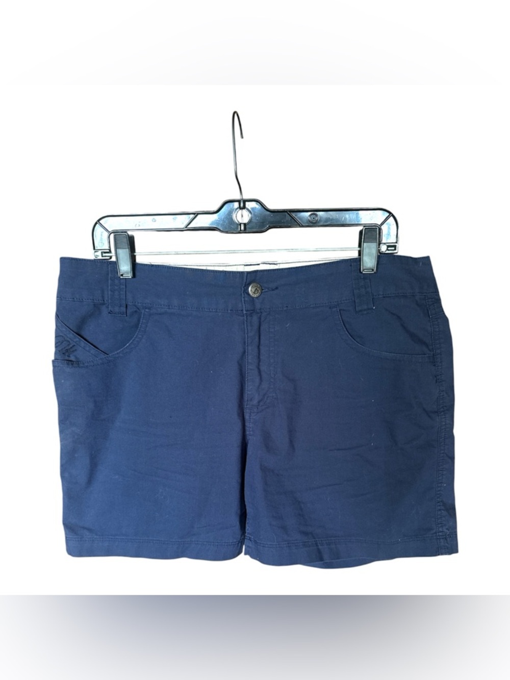 Mountain Khakis Navy Button-Front Shorts